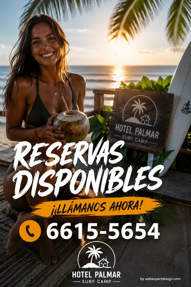 Palmar Surf Camp - Diseño Web Panamá