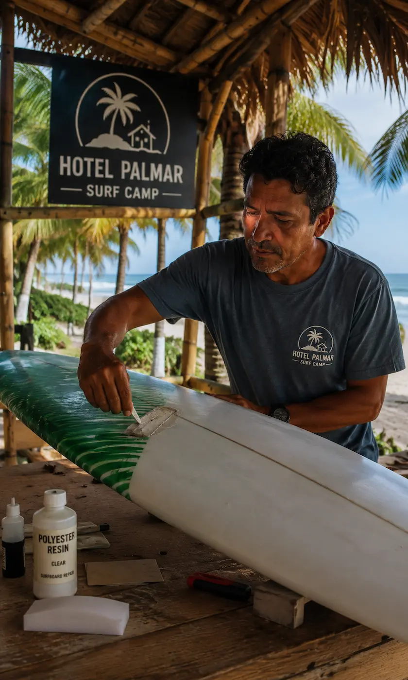 Sitio web de Hotel Palmar Surf Camp